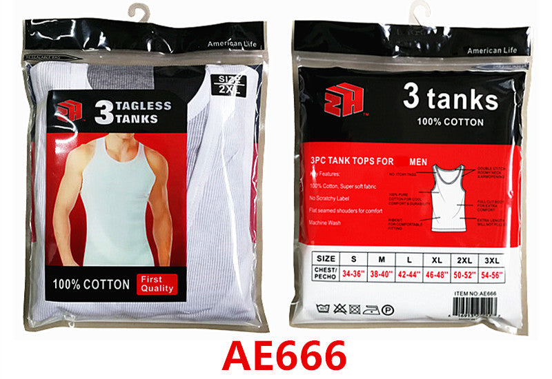 Men Tanktop mixed-color AE666