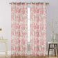 81019 Floral Sheer window curtain