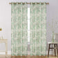 81019 Floral Sheer window curtain