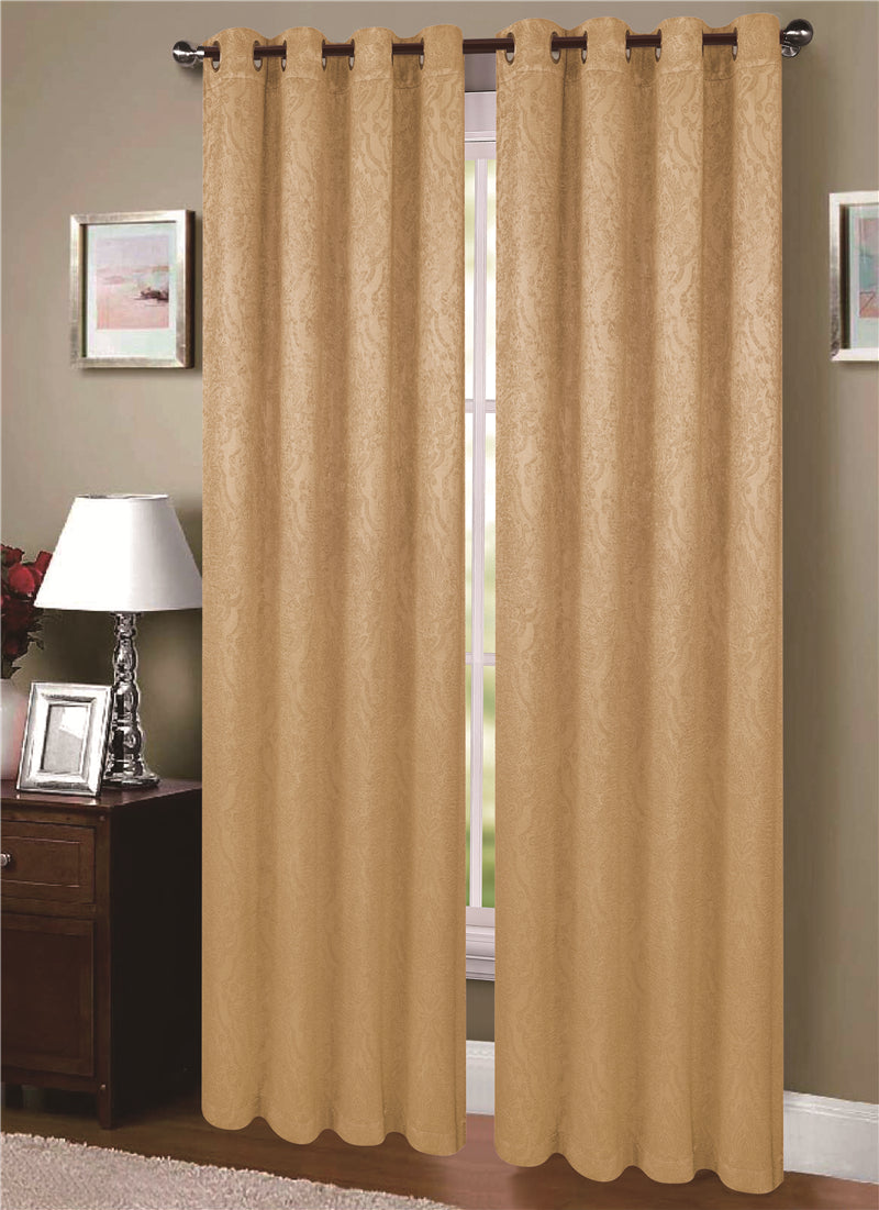 81026Jacquard Blackout window curtain