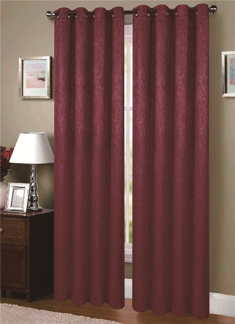 81026Jacquard Blackout window curtain