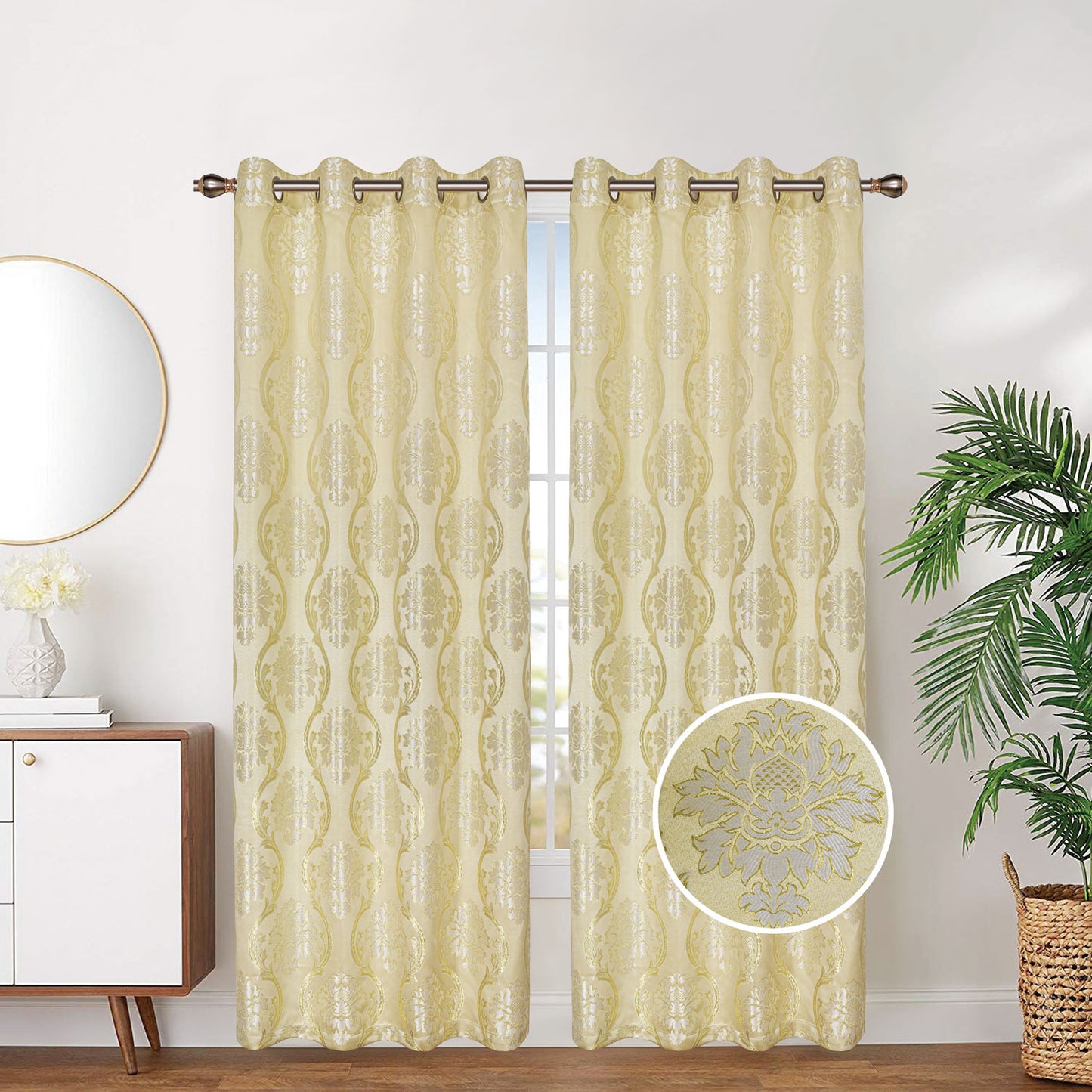 81032 Jacquard window curtain