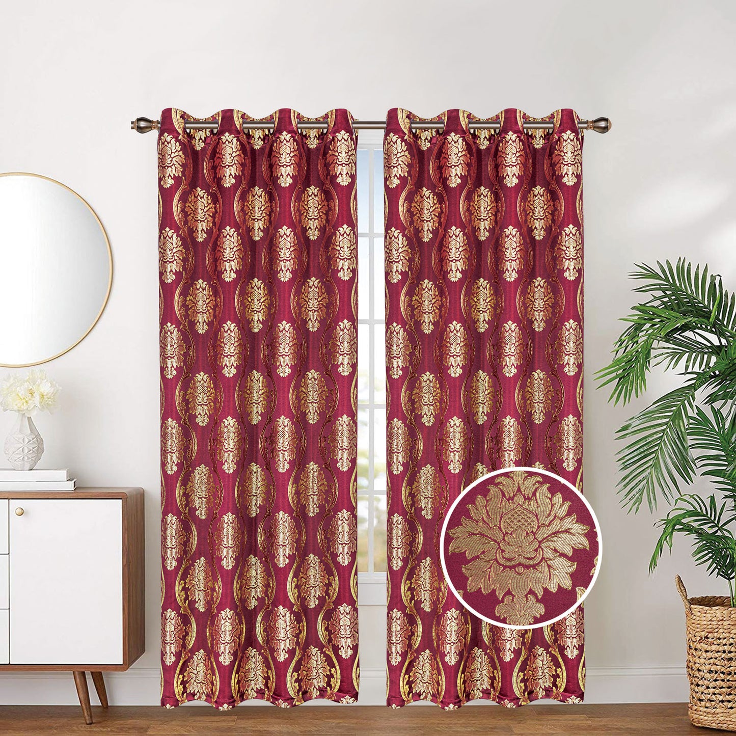 81032 Jacquard window curtain