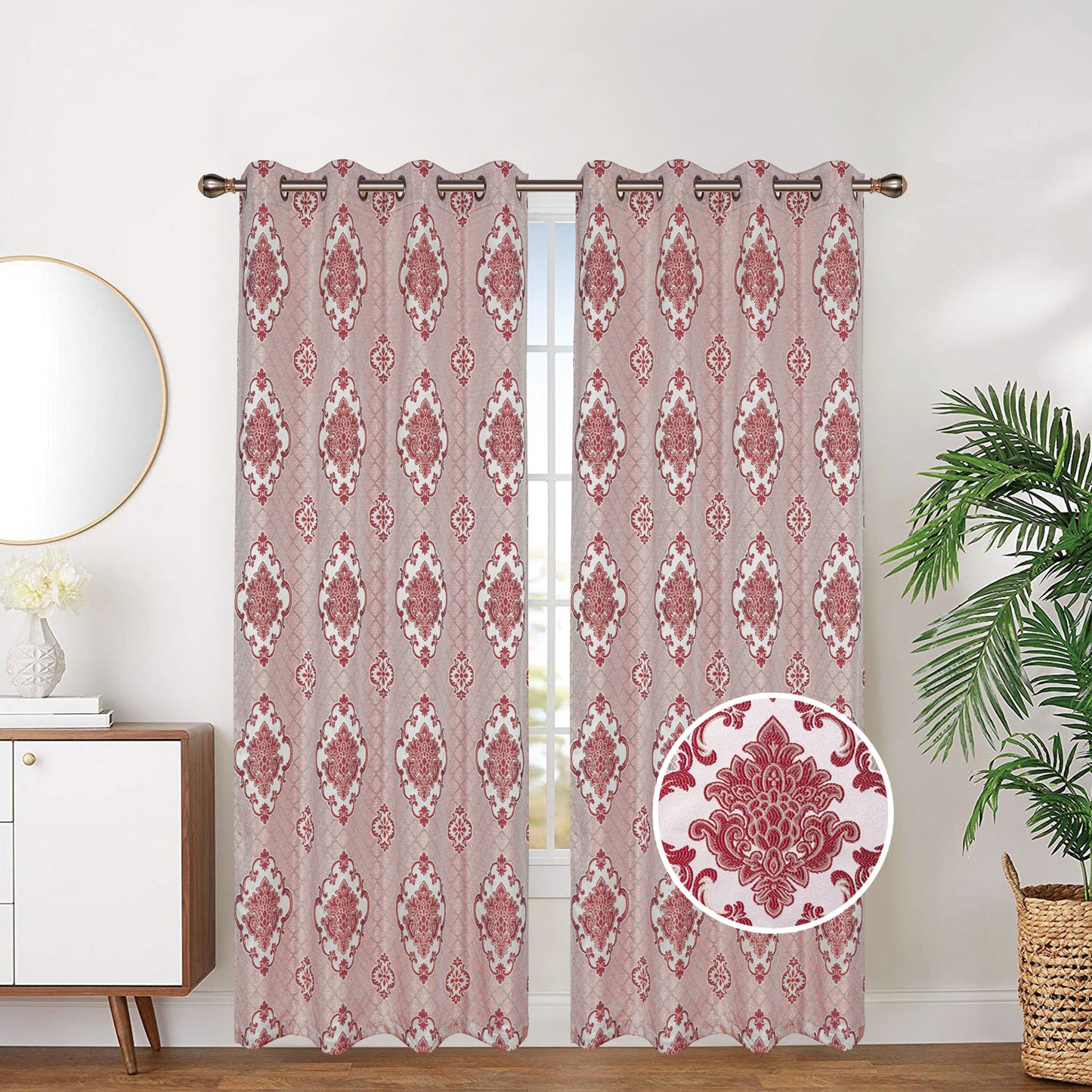 81035 Jacquard window curtain