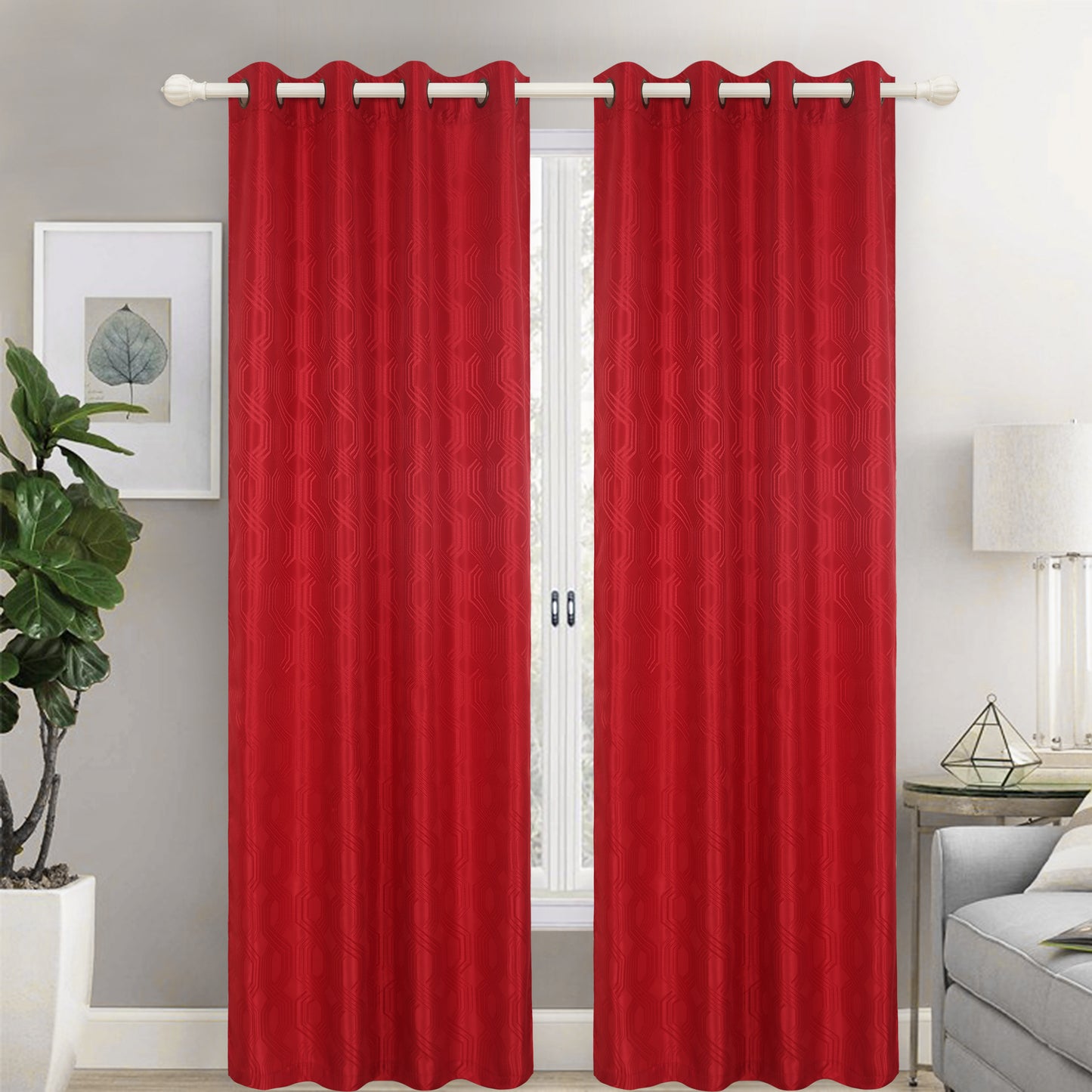 81025 Jacquard window curtain
