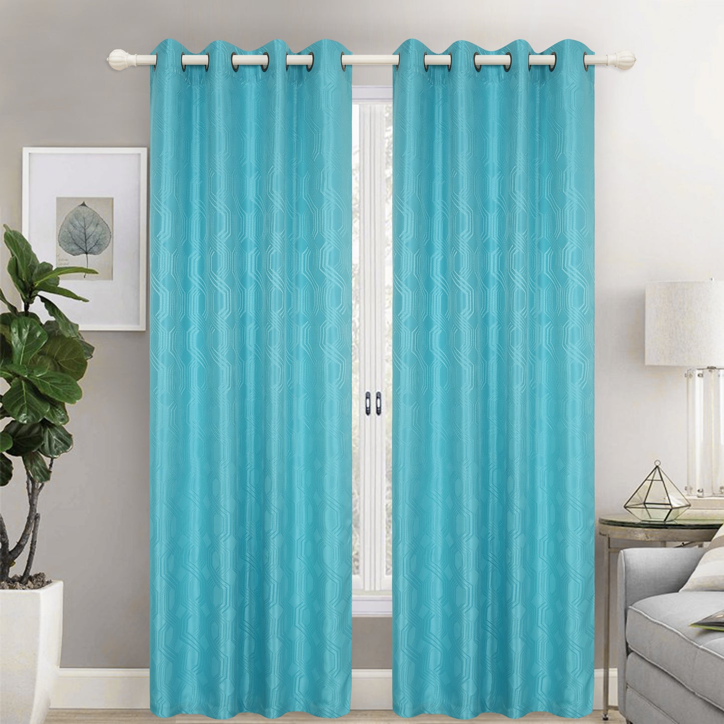 81025 Jacquard window curtain