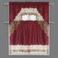 85002 Kitchen Curtain 3 Piece Set