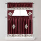 85001 Kitchen Curtain 3 Piece Set
