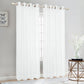 81007 Checker Pattern Sheer window curtain