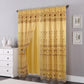 81005 Floral Double Layer Sheer window curtain