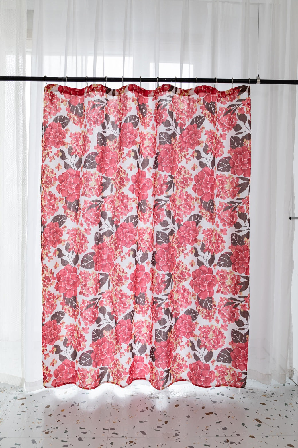 83006 Shower Curtain with hooks