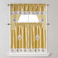 85001 Kitchen Curtain 3 Piece Set
