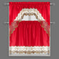85002 Kitchen Curtain 3 Piece Set