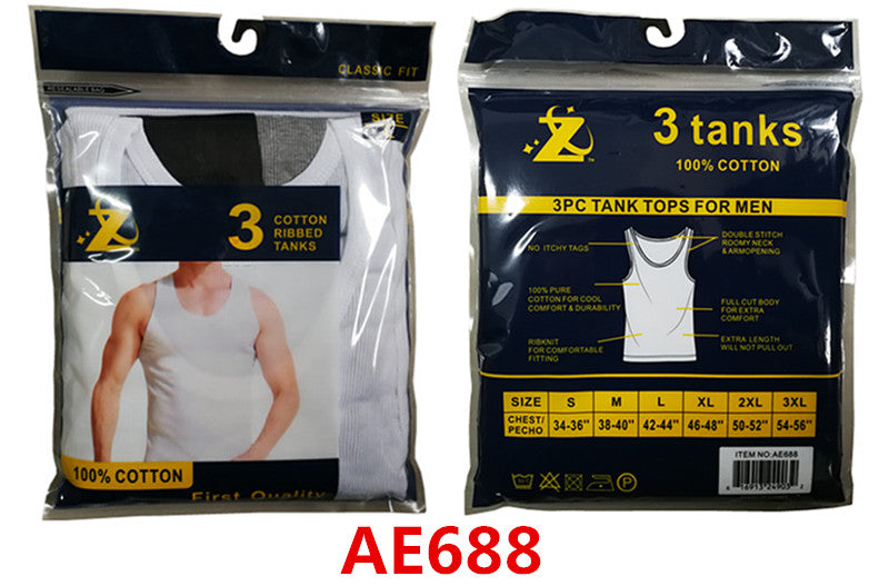Men Tanktop mixed-color AE688