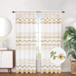 81038 Floral Embroidery Sheer window curtain