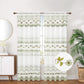 81038 Floral Embroidery Sheer window curtain