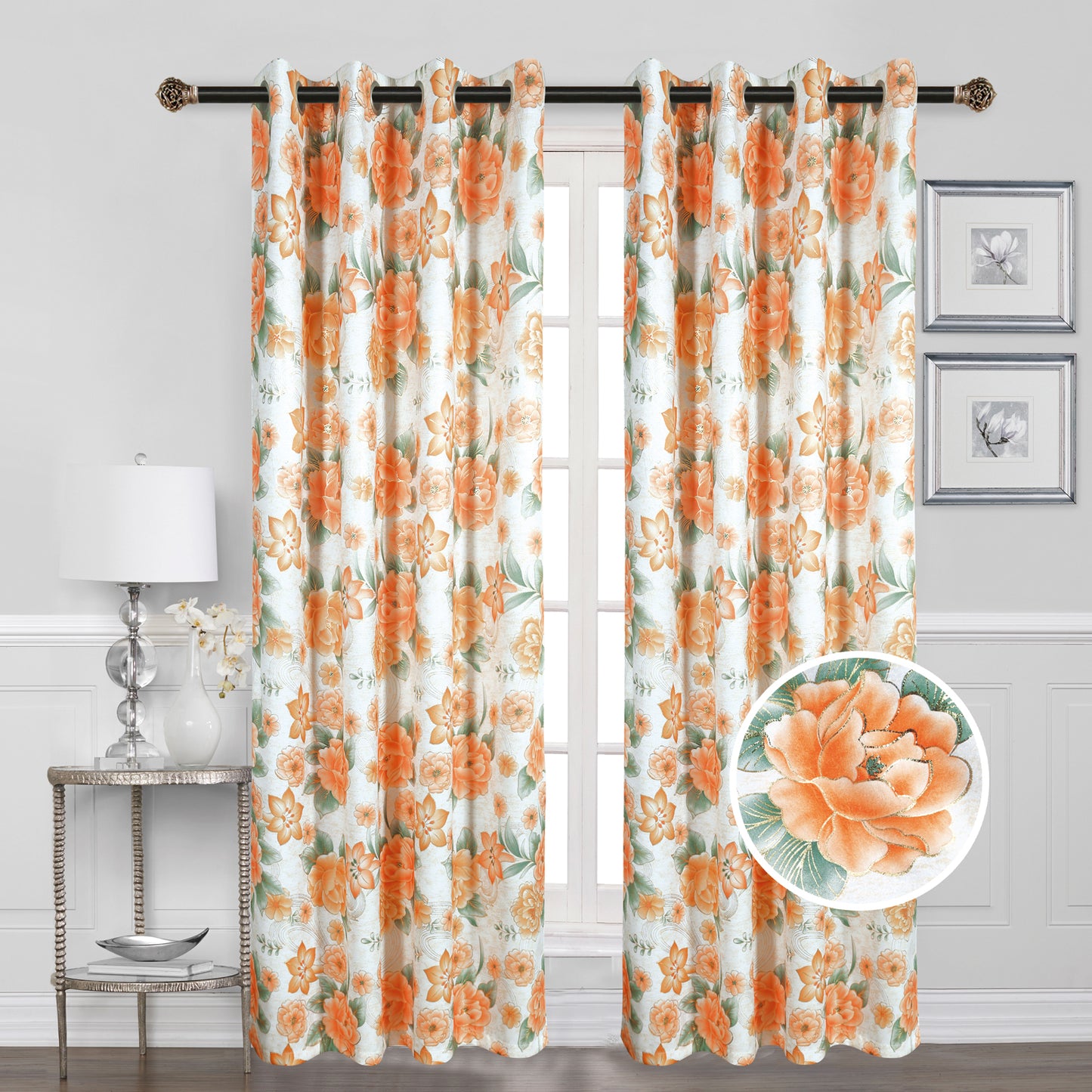 81069 Blackout w/ Foil window curtain