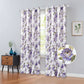 81051 Floral Blackout window curtain