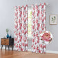 81051 Floral Blackout window curtain