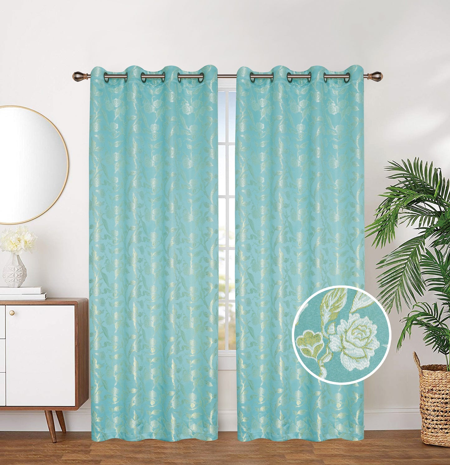 81070 Jacquard window curtain