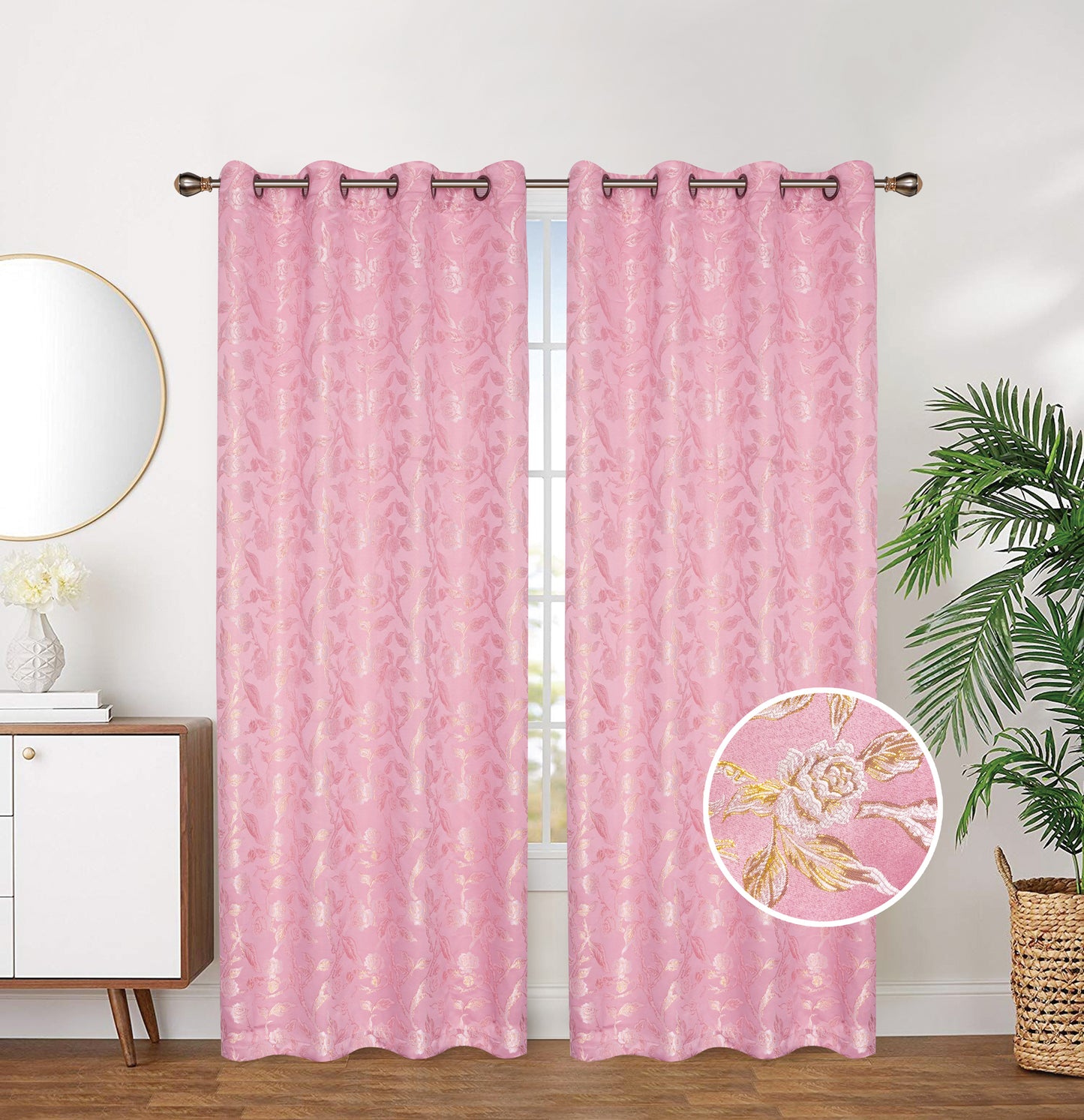 81070 Jacquard window curtain