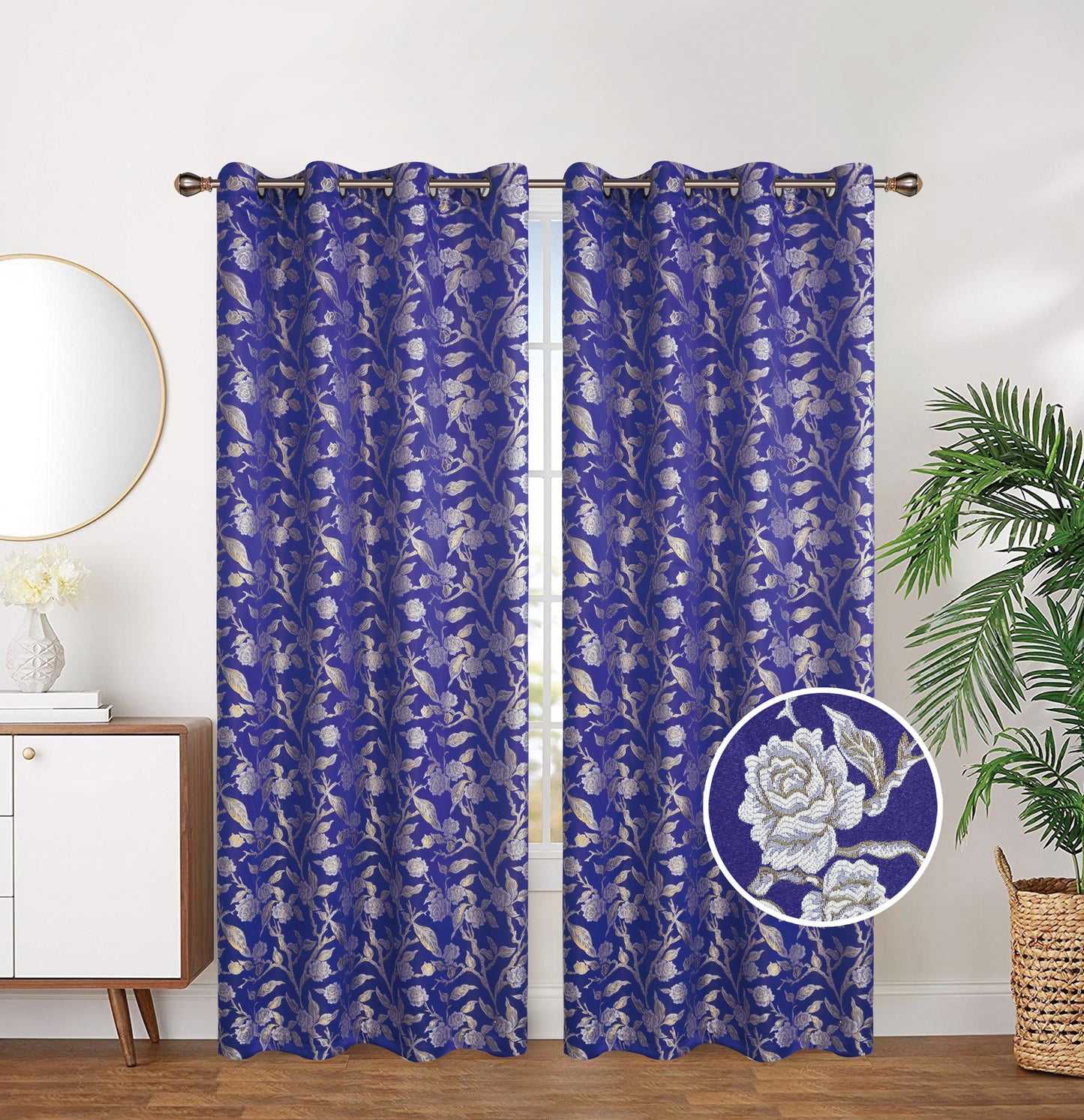 81070 Jacquard window curtain